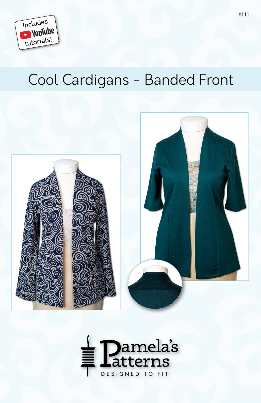 #111 Cool Cardigans - Banded Front