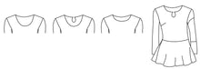Load image into Gallery viewer, #114 Pretty Peplum Top