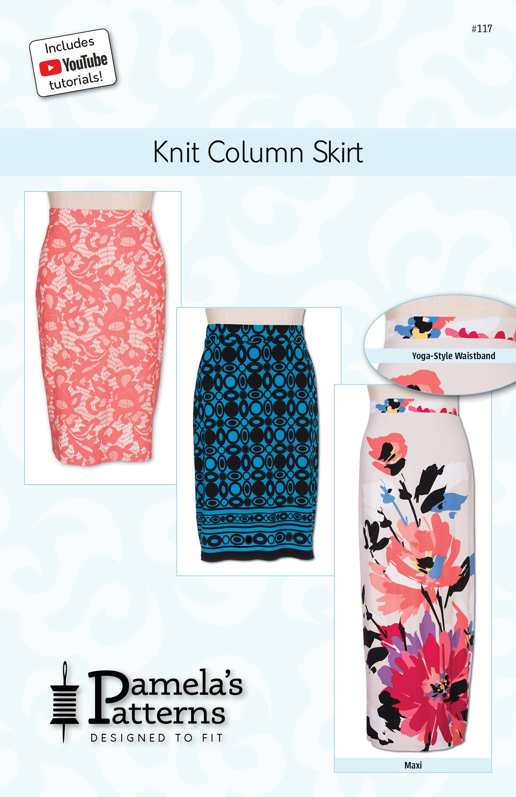 #117 Knit Column Skirt