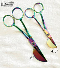 Load image into Gallery viewer, Rainbow Micro-Serrated Duckbill Scissor