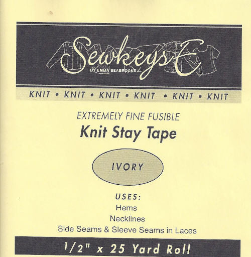 Sew-In Nylon Stay Tape - 1/2 x 10 yds.
