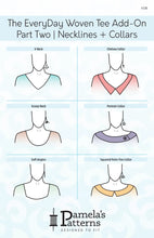 Load image into Gallery viewer, #130 The EveryDay Woven Tee Add-On Part Two | Necklines + Collars

