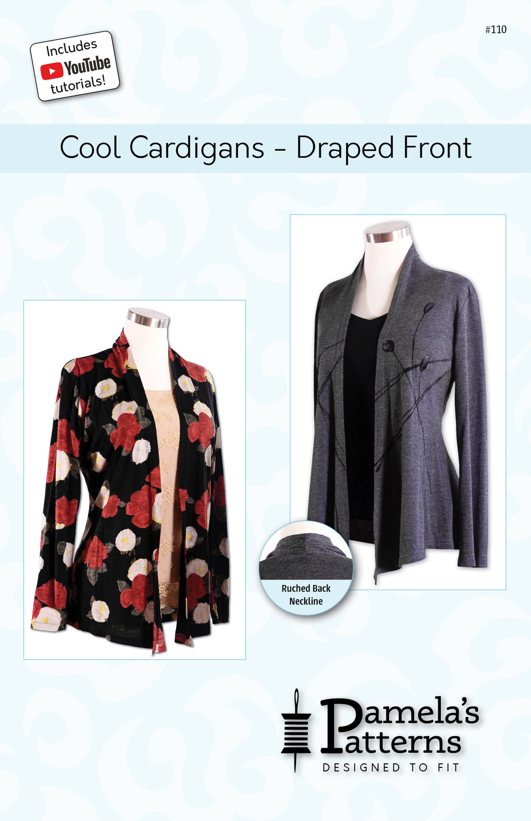 #110 Cool Cardigans - Draped Front