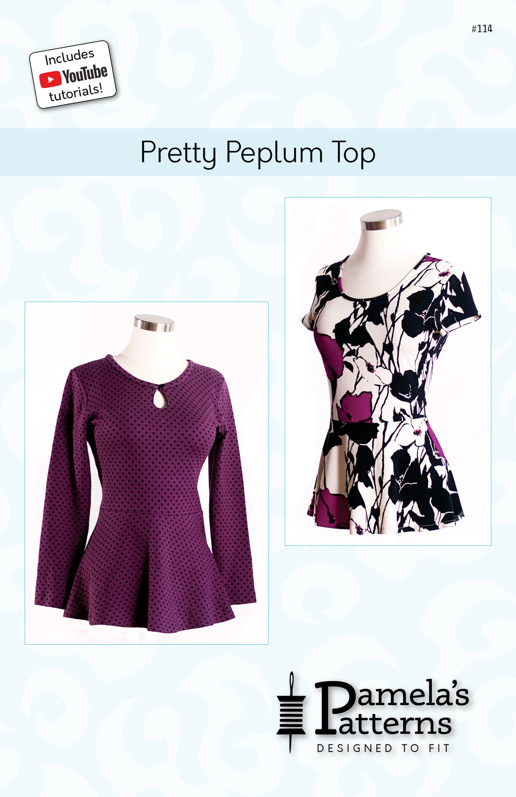 #114 Pretty Peplum Top